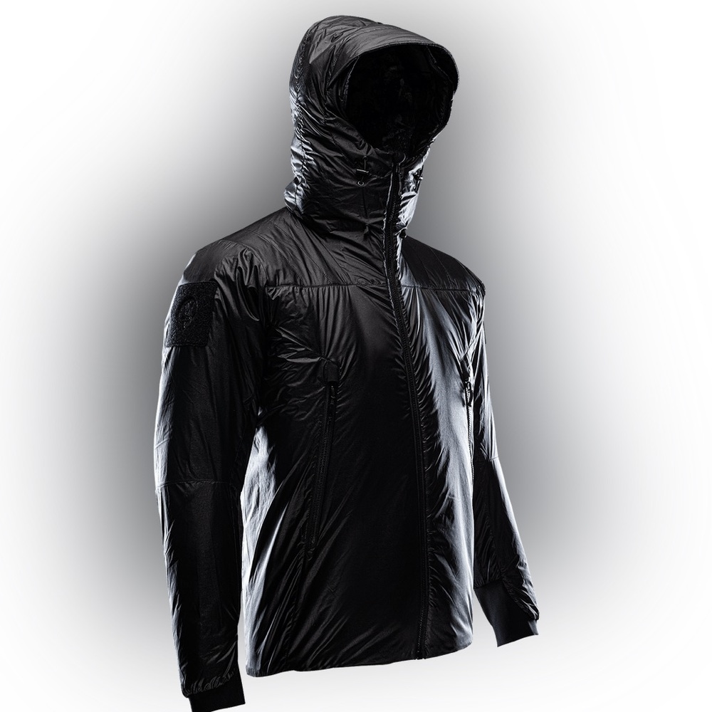 LIKE NEW THRUDARK MEN’S ZIP HOODED ENGAGE JACKET BLACK SIZE XXXL FITS LIKE XL - Picture 4 of 11